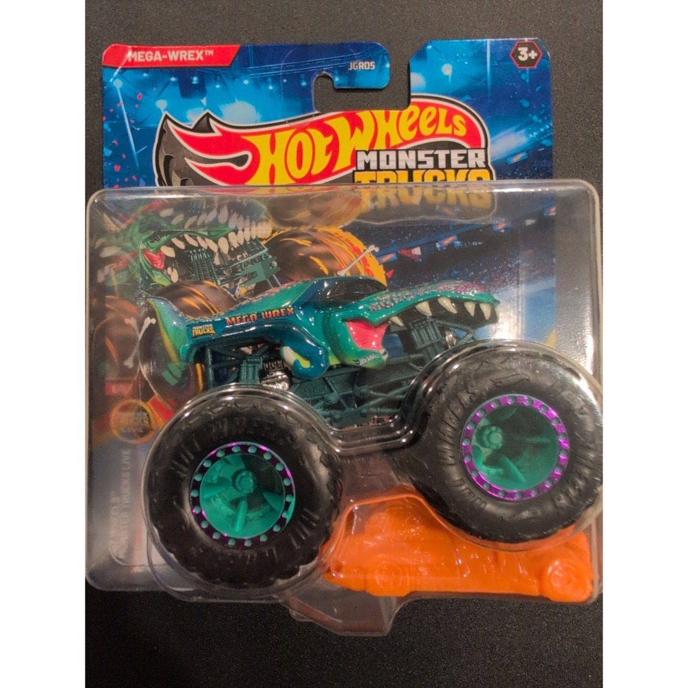 HOT WHEELS Creature Monster Trucks Mega Wrex w/ Connect Crash 2024